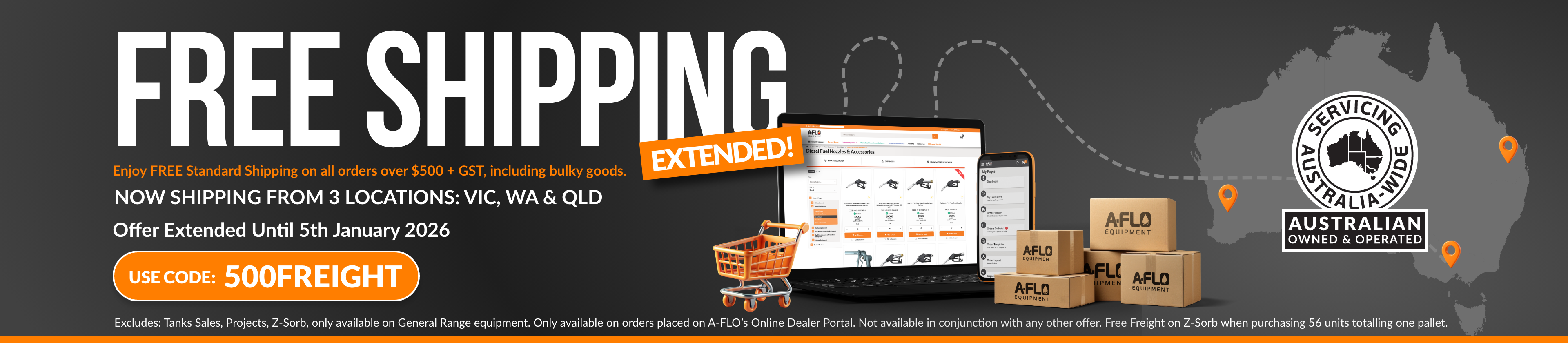 Free Shipping Extended